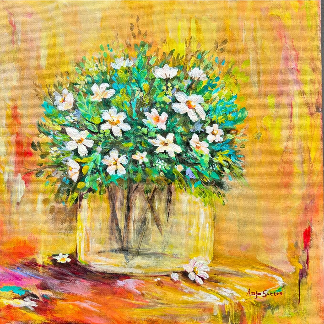Original Painting: "Flowers for Mom"