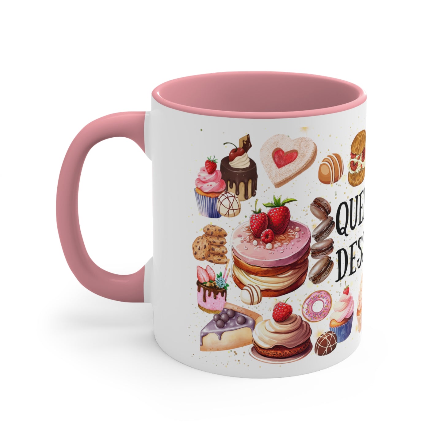 Queen of Dessert Accent Coffee Mug, 11oz