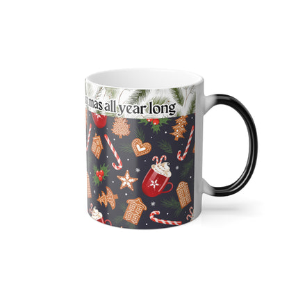 I Secretly Celebrate Christmas All Year Long Color Morphing Mug, 11oz