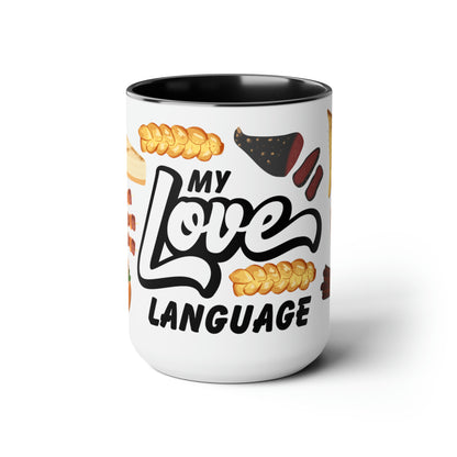 My Love Language Coffee Mugs, 15oz