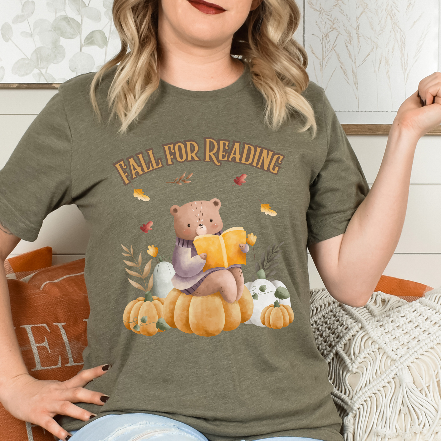 Fall for Reading T Shirt