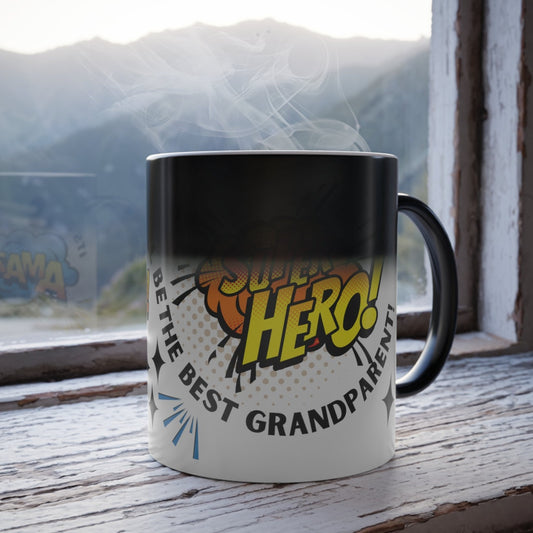 Its No Secret You'll be the Best Grandparent Color Morphing Mug, 11oz