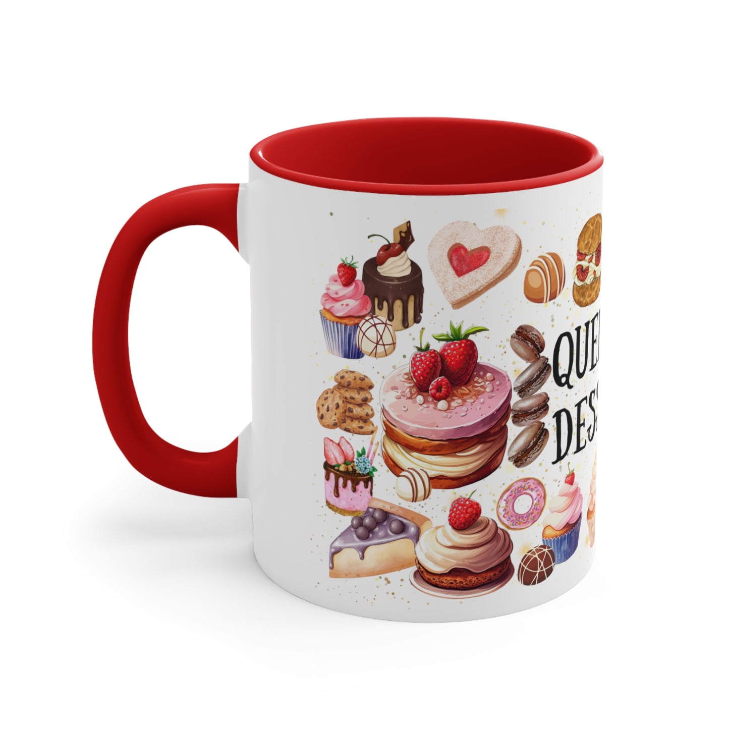 Queen of Dessert Accent Coffee Mug, 11oz