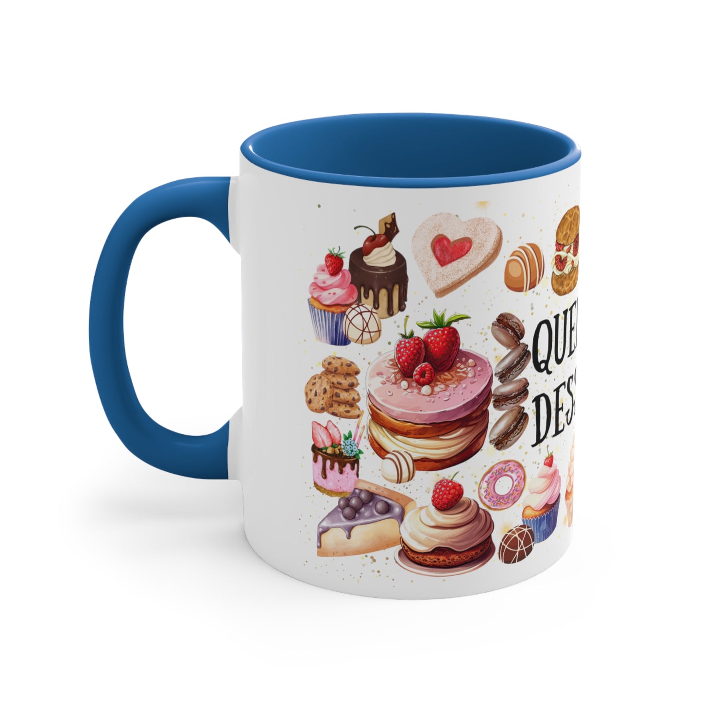 Queen of Dessert Accent Coffee Mug, 11oz