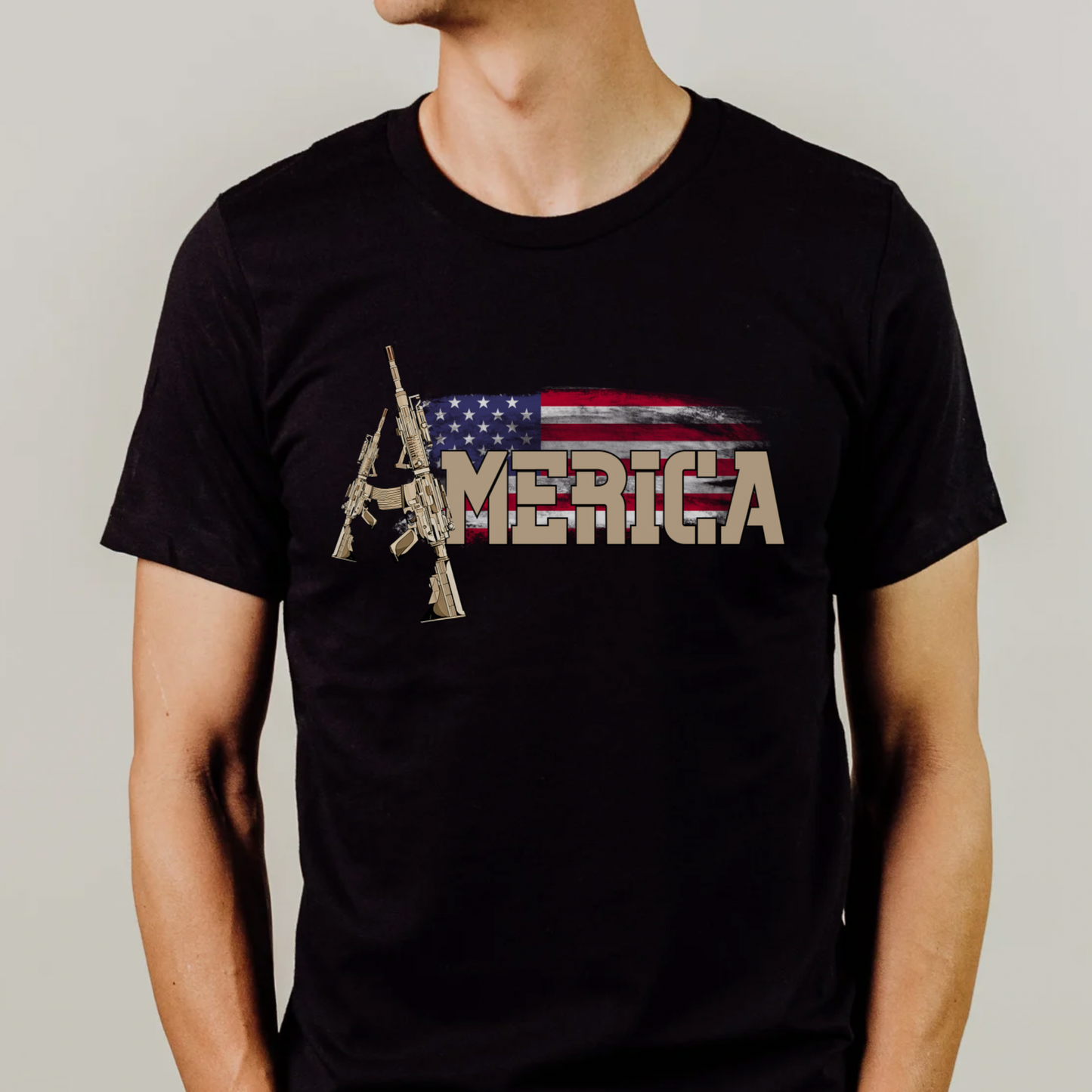 America AR-15 T Shirt