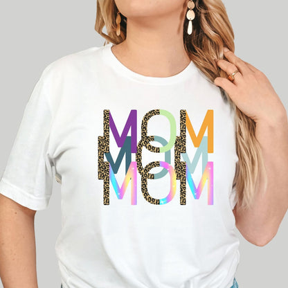 Mom T Shirt with Animal Print