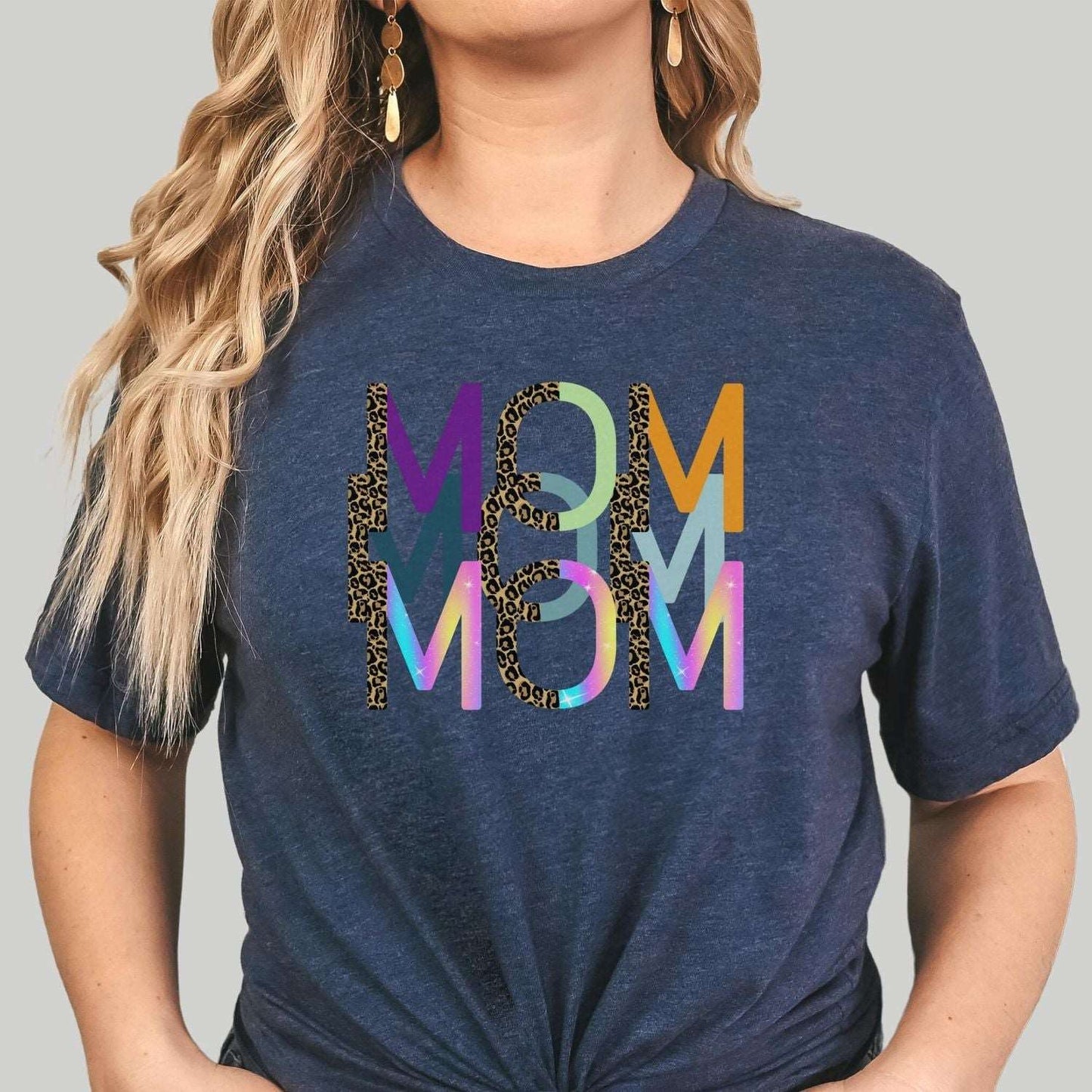 Mom T Shirt with Animal Print