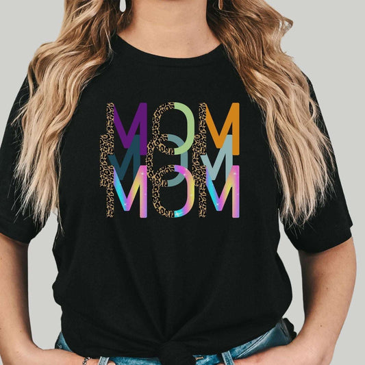 Mom T Shirt with Animal Print