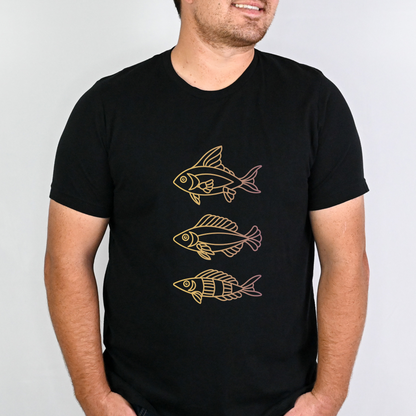 3 fish Unisex Jersey Short Sleeve Tee