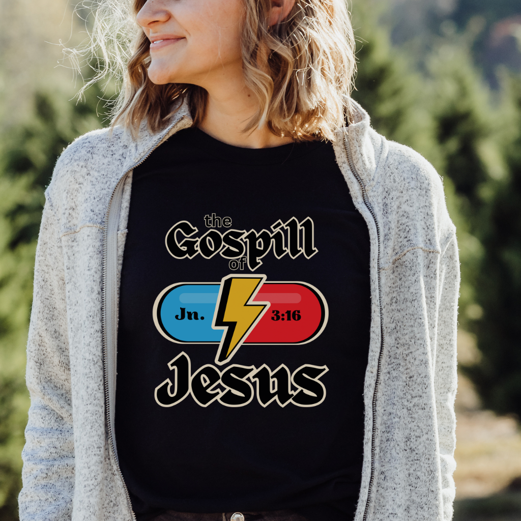 The Gospill of Jesus John 3:16 Christian T Shirt