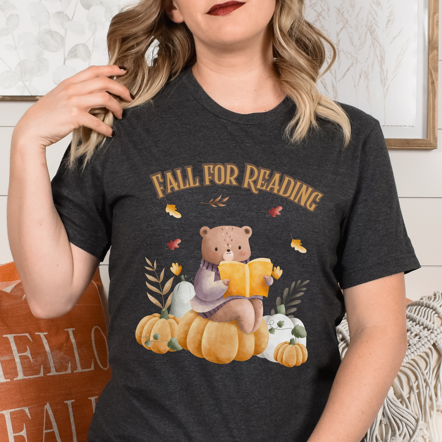 Fall for Reading T Shirt