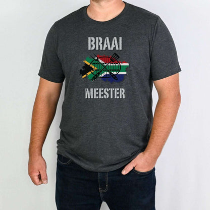 Braai Meester (Grill Master) South African Flag T Shirt