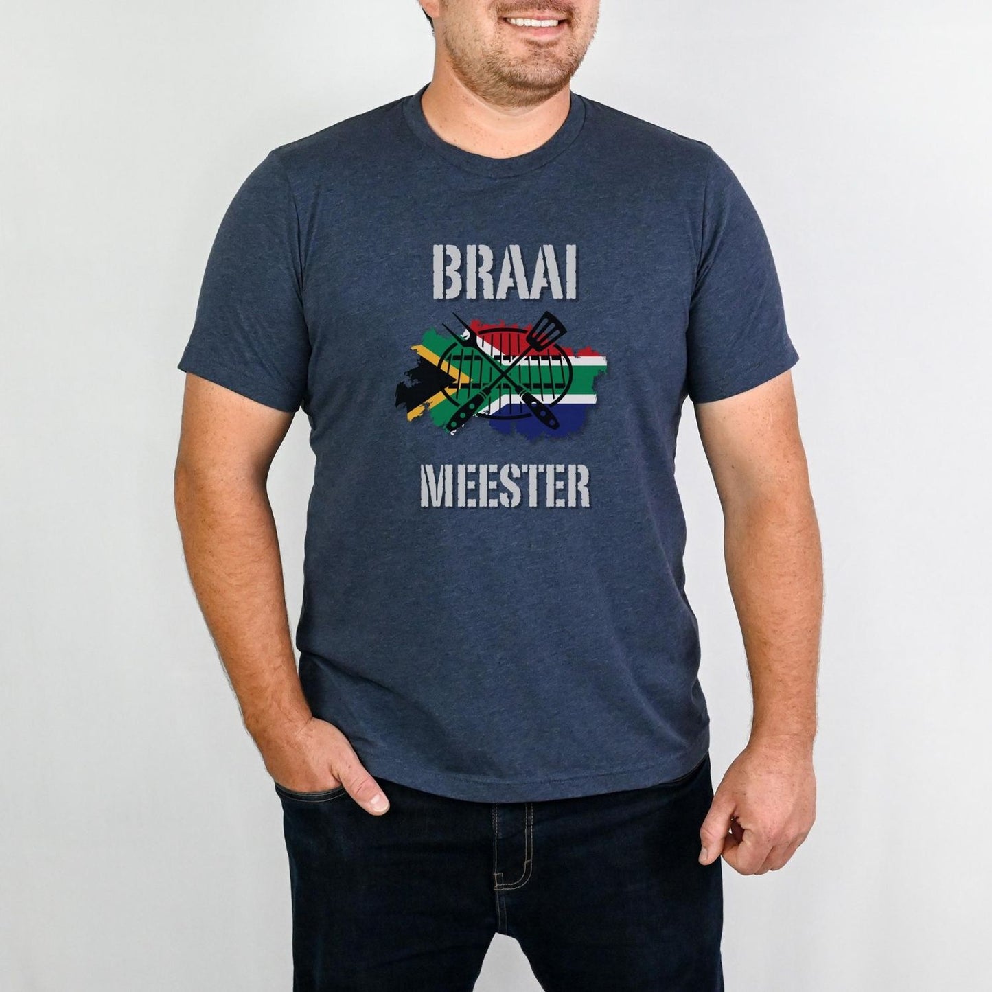 Braai Meester (Grill Master) South African Flag T Shirt