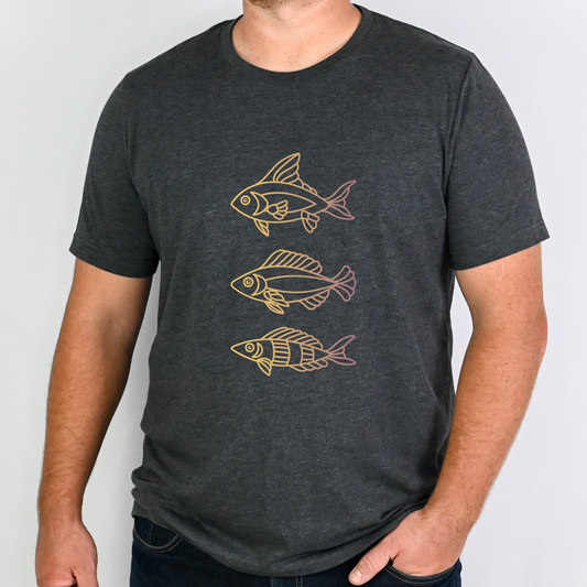 3 fish Unisex Jersey Short Sleeve Tee