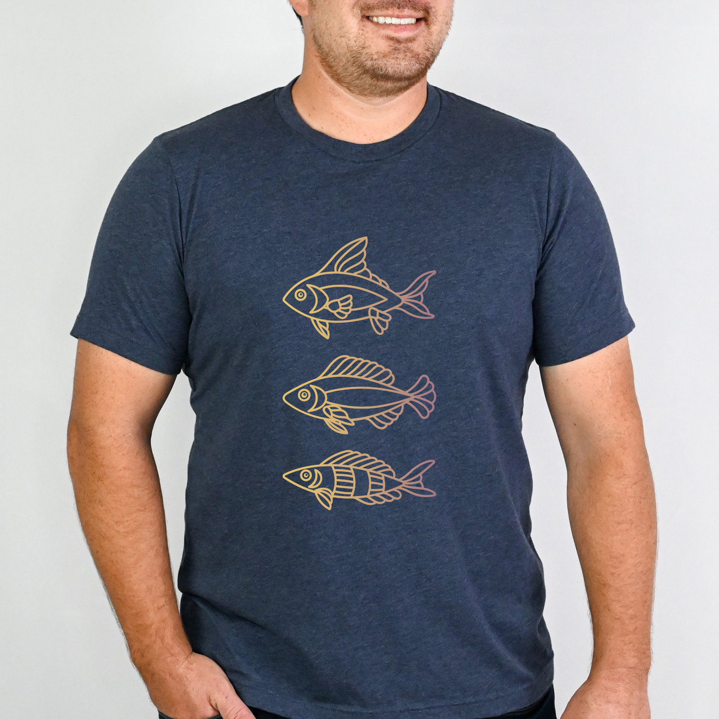 3 fish Unisex Jersey Short Sleeve Tee