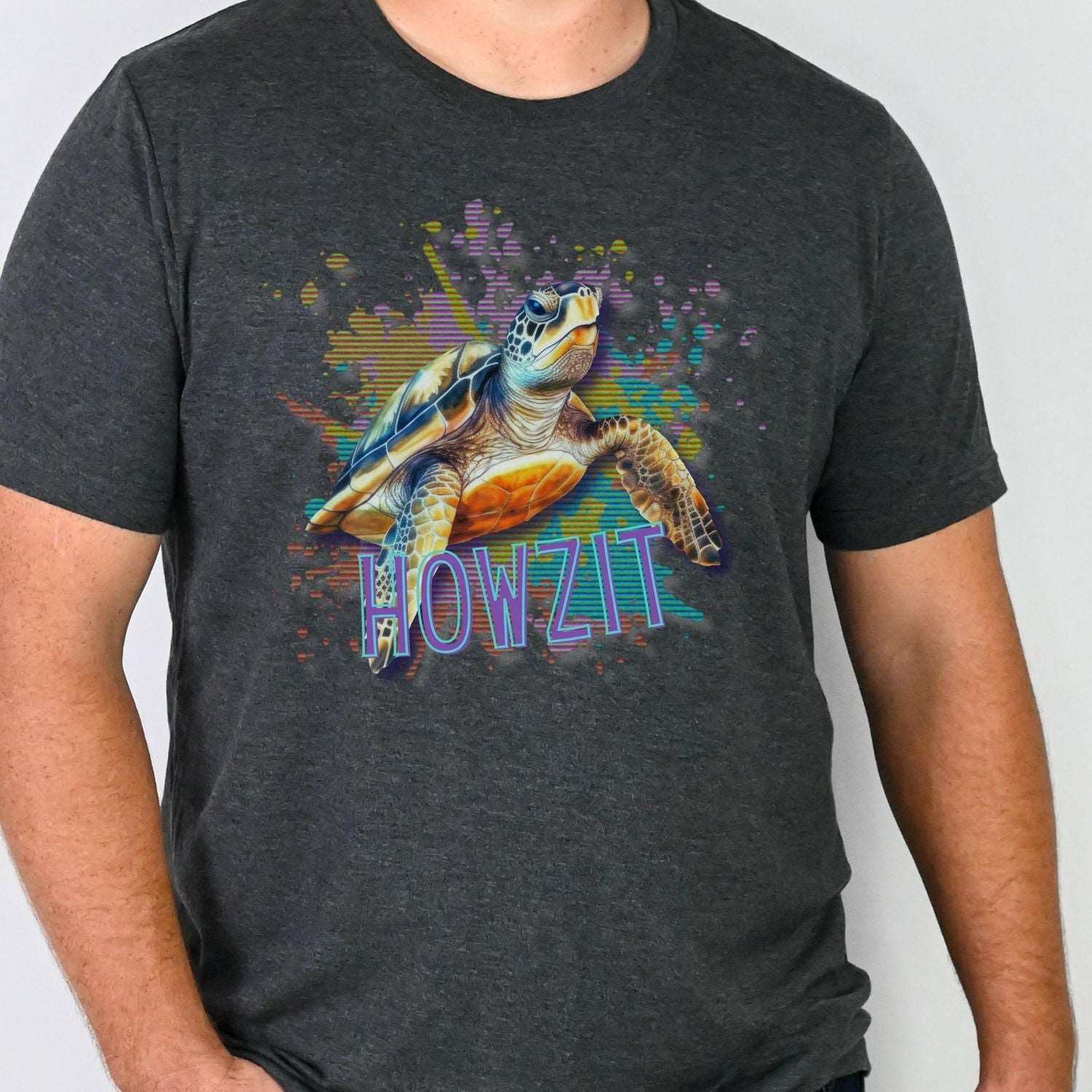 Howzit Sea Turtle Hawaii Men's T Shirt