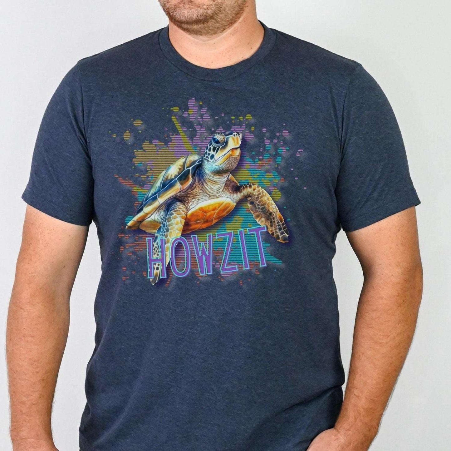 Howzit Sea Turtle Hawaii Men's T Shirt