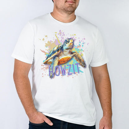 Howzit Sea Turtle Hawaii Men's T Shirt