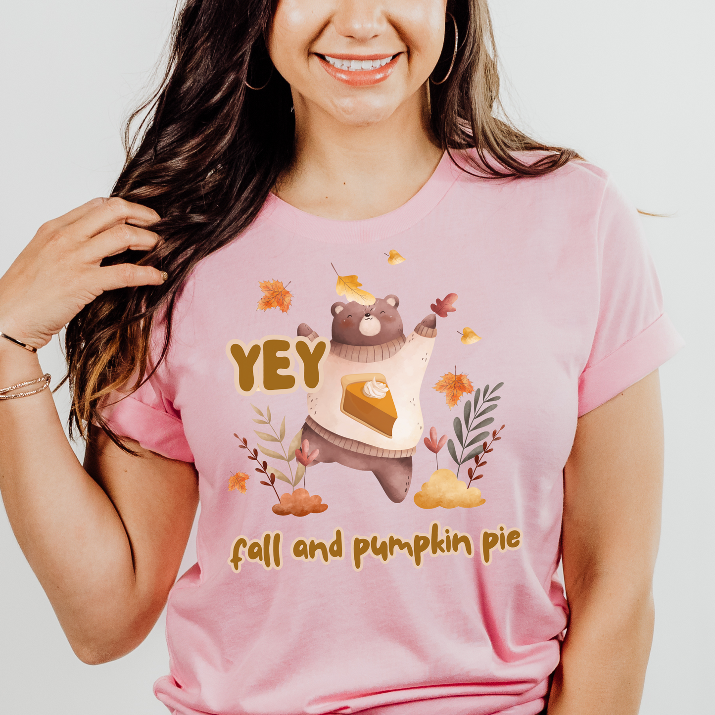 Yey Fall and Pumpkin Pie T Shirt