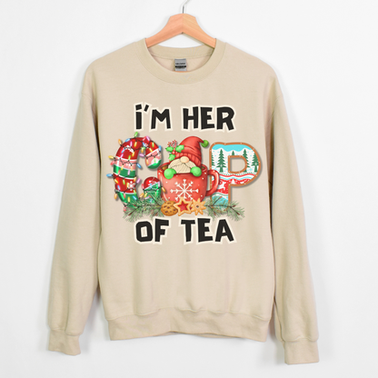 Im Her Cup of Tea Christmas Couples Crewneck Sweatshirt