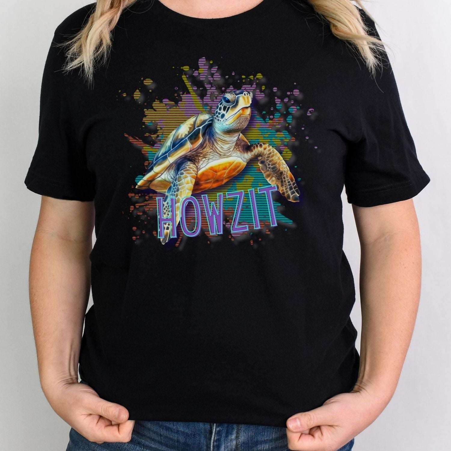 Howzit Sea Turtle T Shirt Womens