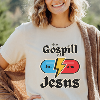 The Gospill of Jesus John 3:16 Christian T Shirt