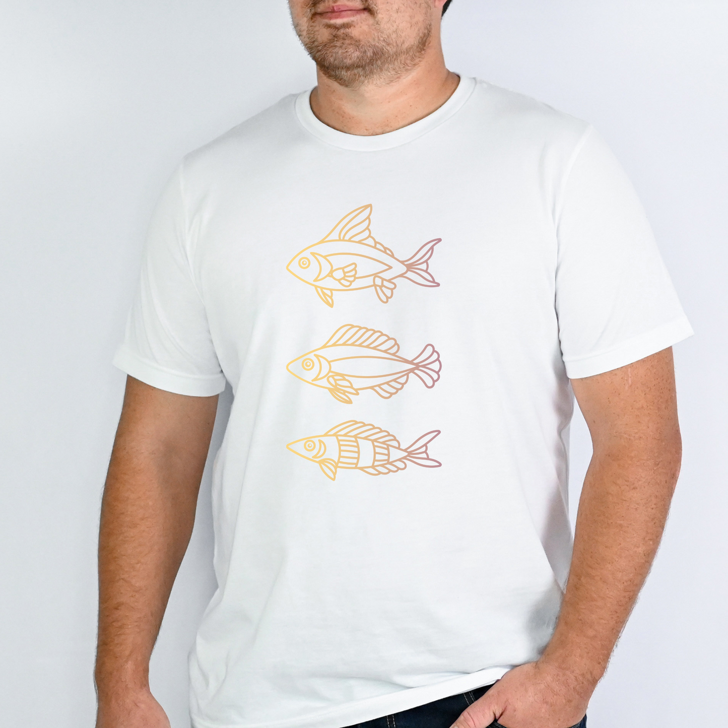 3 fish Unisex Jersey Short Sleeve Tee