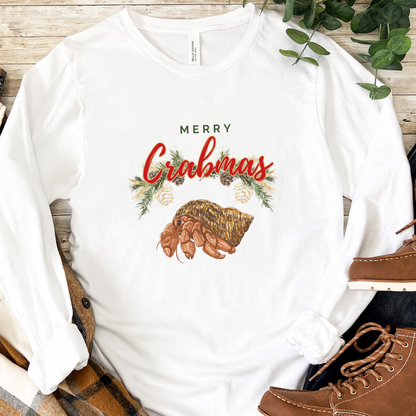 Merry Crabmas Longsleeve T Shirt